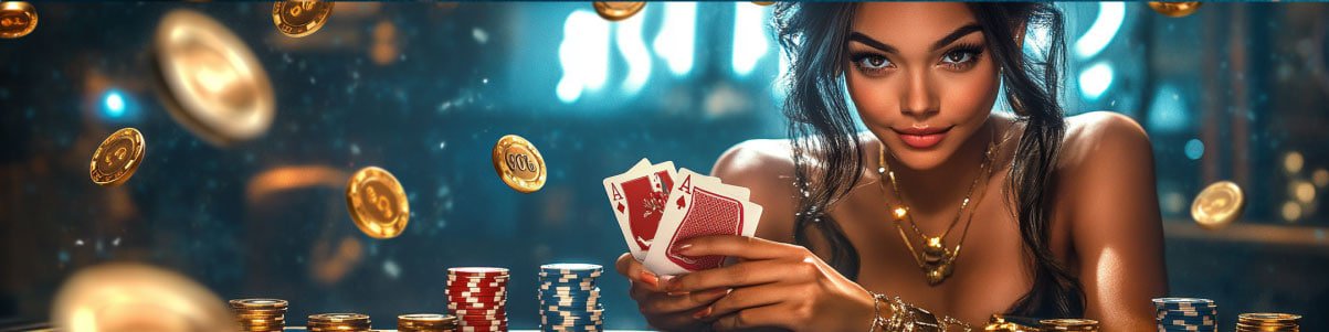 Live Baccarat ဂိမ်းစားပွဲနှင့် Dealer ကာဒ်ချနေသောမြင်ကွင်း
